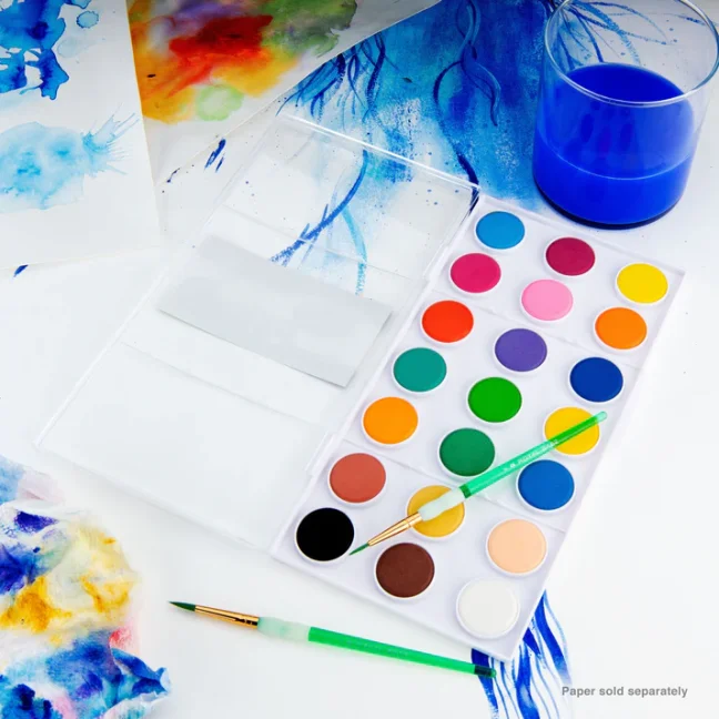 Royal Langnickel akvarell festék készlet kefével - 24db