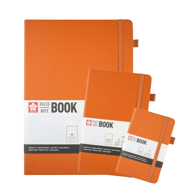 Taccuino a righe Sakura – Amber – scegli una dimensione