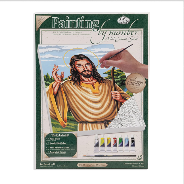 R&L Pictură după numere pe pânză – The Good Shepherd