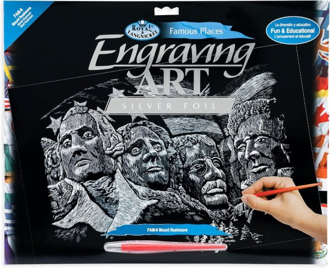 R&L Disegno da grattare – Mount Rushmore