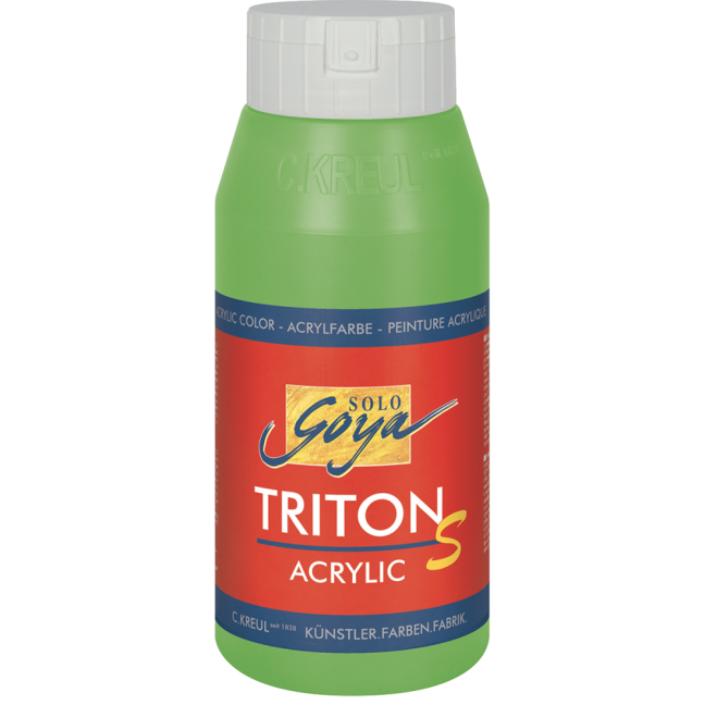 KREUL Vernice acrilica SOLO GOYA TRITON S - lucida 750 ml - SOLO GOYA Triton S 750m: 17315 - Yellowish green