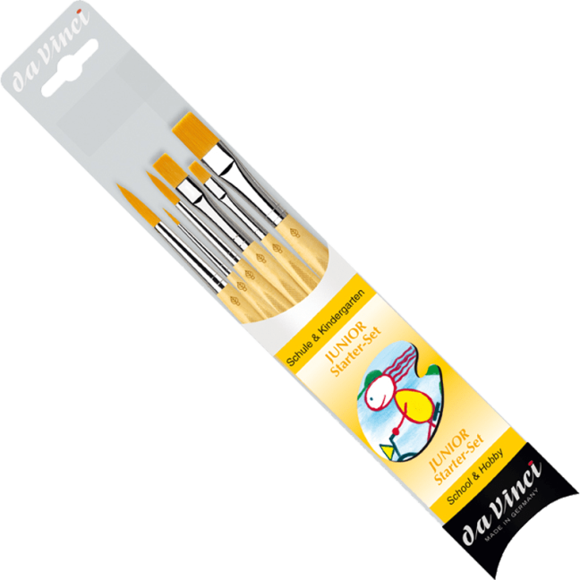daVinci JUNIOR set di pennelli iniziale - serie 4218