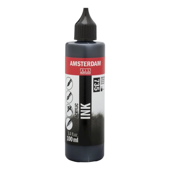 Inchiostro acrilico Amsterdam in tubo da 100 ml