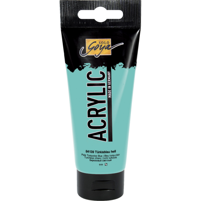 KREUL Colore acrilico Solo Goya – 100 ml - KREUL colore acrilico Solo Goya 100 ml - scegli la tonalità: 84139 - Turquoise Blue light
