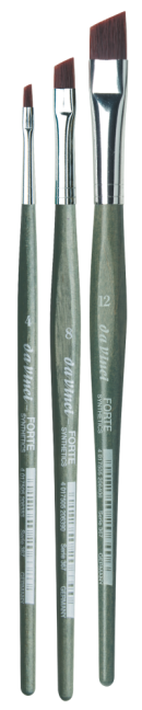 daVinci FORTE pennello piatto, angolato sintetico - serie 367 - scegli la misura