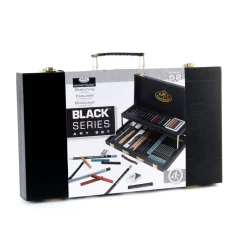 Esclusiva Valigetta Nera - Set da Disegno - Royal & Langnickel - Set 52 pezzi