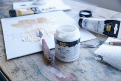 KREUL Štruktúrovací akrylový gél SOLO GOYA – Crystal-Pearls – 100 ml