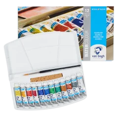 Sada Akvarelové barvy Van Gogh v plastovém boxu 12x10ml