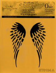 Folijska šablona - ANĐEOSKA KRILA 2