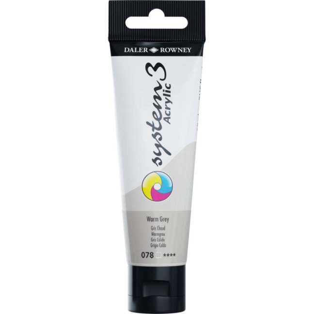 D&R System3 colori acrilici 59ml - scegli la tonalità - D&R System3 colore acrilico 59 ml: 078 - Warm Grey