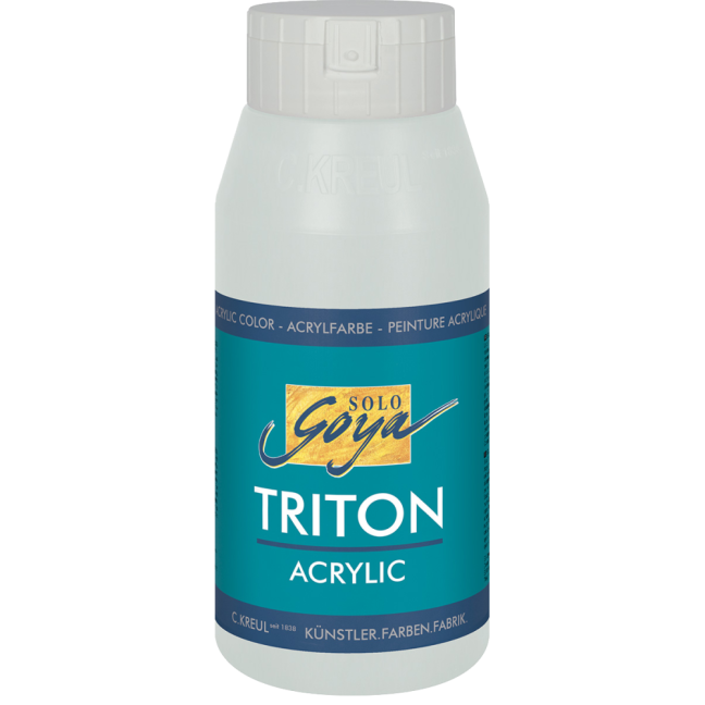 KREUL Colore acrilico SOLO GOYA TRITON 750 ml - SOLO GOYA Triton 750 ml: 17029 – Silver