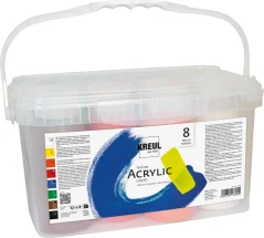 KREUL Set de vopsele acrilice SOLO GOYA - 8 x 750 ml