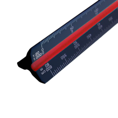 Plastové pravítko LENIAR 30 cm - BLACK