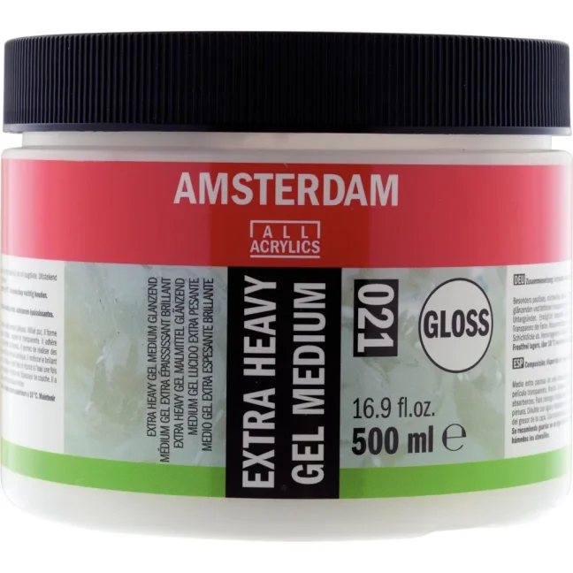 Amsterdam Extra sűrű gél médium fényes, akrilhoz 021 - 500 ml