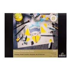 Carta Rembrandt tonalizzata - Grigio industriale - A4, 180g, 50 fogli