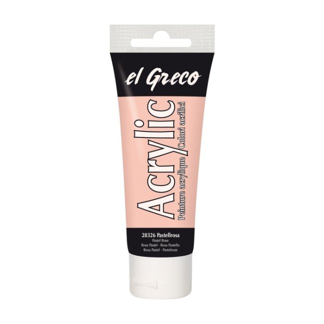 KREUL Colore acrilico El Greco 75 ml - KREUL colore acrilico El Greco 75 ml – scegli la tonalità: 28326 - Pastel Rose