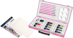 R&L Set di colori acrilici in valigetta – 25 pz