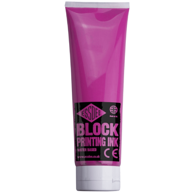 ESSDEE Colore per linoleografia 300ml - vari colori - ESSDEE Colore per linoleografia: Fluorescent Pink (02)