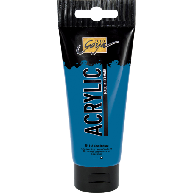 KREUL Colore acrilico Solo Goya – 100 ml - KREUL colore acrilico Solo Goya 100 ml - scegli la tonalità: 84113 – Cerulean Blue