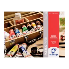 Bloc pentru culori acrilice Van Gogh 24x32cm, 370g, 10 foi