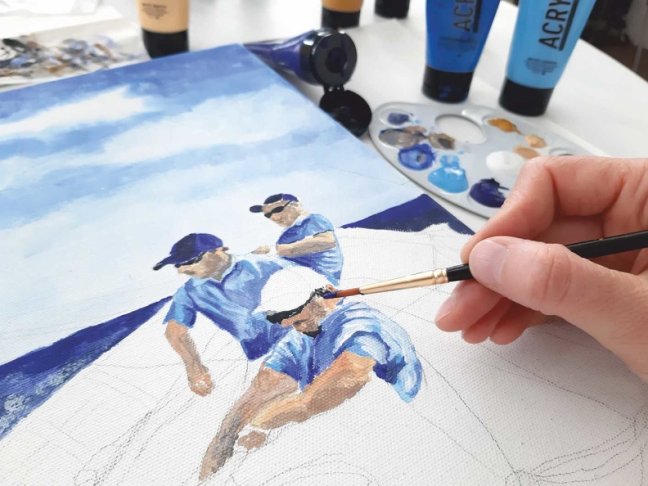 KREUL Colore acrilico Solo Goya – 100 ml - KREUL colore acrilico Solo Goya 100 ml - scegli la tonalità: 84112 - Primary Blue