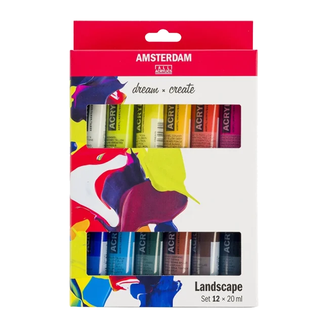 Amsterdam akril festékek - 12 x 20 ml készlet - Landscape