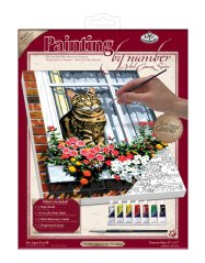 R&L Slikanje po brojevima na platnu – Can in the Window