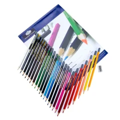 Bloc cu creioane pentru desen - set de 26 de bucăți