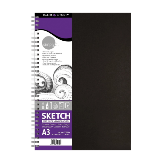 D&R Simply micro perforato 100g, 54 fogli - varie dimensioni - Seleziona la dimensione del blocco: A3