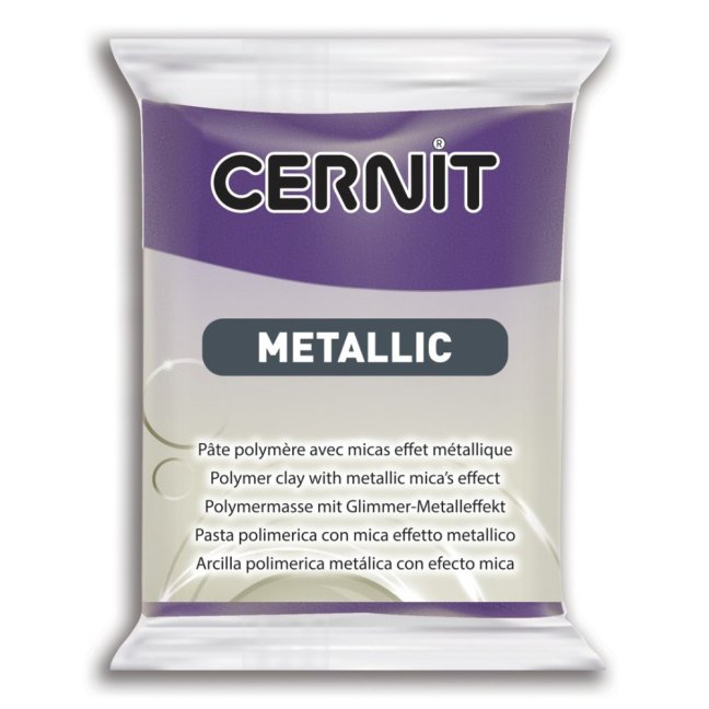 CERNIT Pasta Metallica 56g - vari colori - CERNIT Metallic: 900 - Violet
