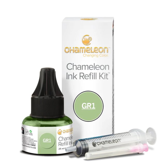 Chameleon Inchiostro Ricaricabile 25ml - CHAMELEON colori - scegli la tonalità: 45 - Green Apple GR1