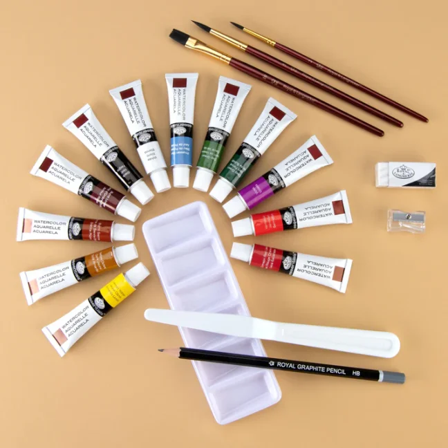 Royal Langnickel Set Acquerelli in Scatola di Plastica