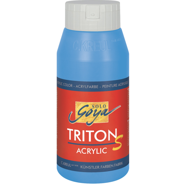 KREUL Vernice acrilica SOLO GOYA TRITON S - lucida 750 ml - SOLO GOYA Triton S 750m: 17316 - Light Blue