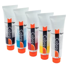 Olejové farby Cobra Study - základný set 5 x 40 ml