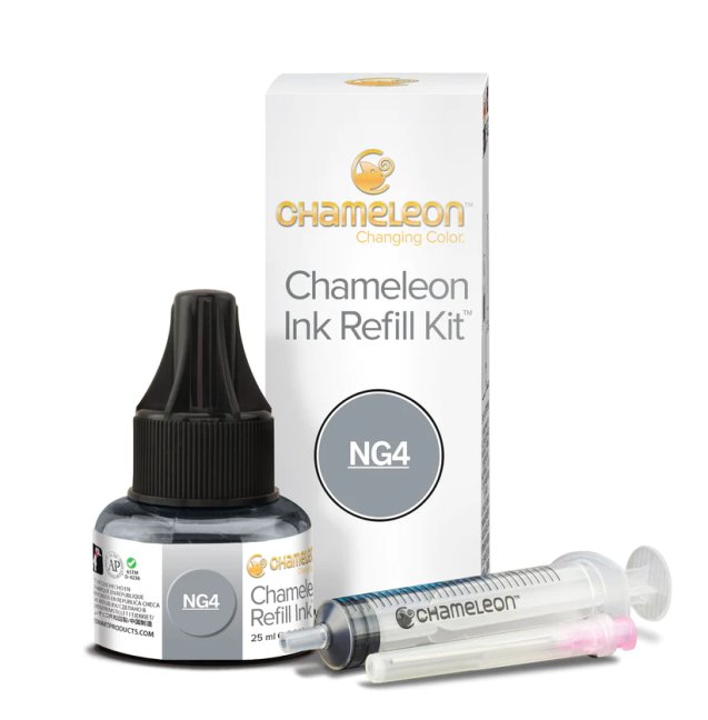 Chameleon Inchiostro Ricaricabile 25ml - CHAMELEON colori - scegli la tonalità: 48 - Neutral Grey NG4