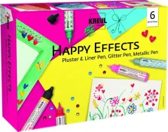 KREUL Efektová sada 3D farba Happy – 6 ks