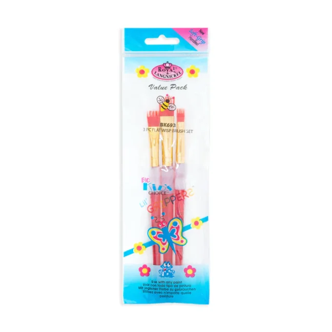 R&L Set di pennelli piatti – 3 pz
