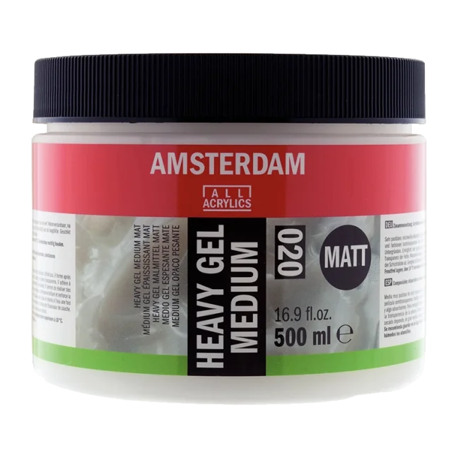 Amsterdam medium gel denso opaco 020 - 500 ml