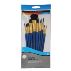 D&R Simply set kistova za akvarel Natural & Synthetic - 10 komada