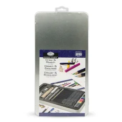Sada pre kreslenie a sketch Royal & Langnickel Art Set - veľká sada 28 ks