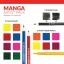 Blocco per disegnare Manga + set di matite e pennarelli Royal Langnickel