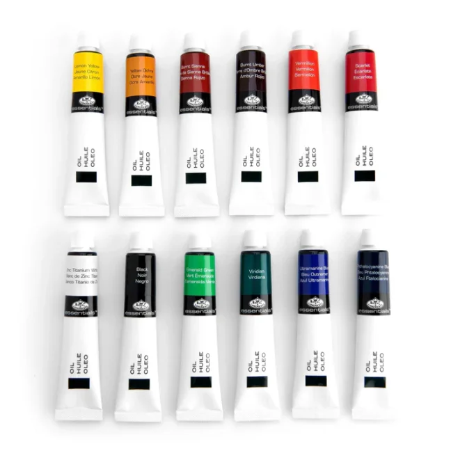 R&L Set di colori a olio – 12 x 21 ml