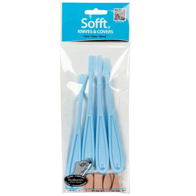PanPastel set de spatule și huse pentru pastel – 12 buc