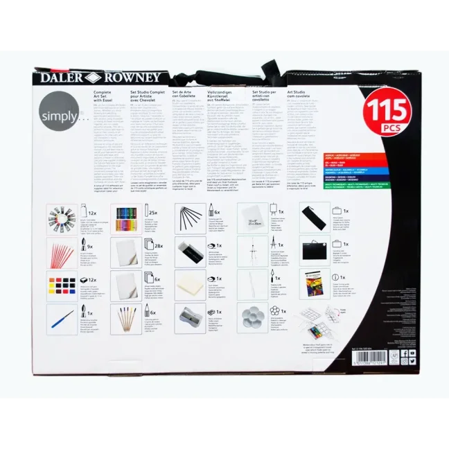 D&R Simply veľká umelecká sada 115 ks