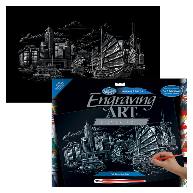 R&L Disegno da grattare – Hong Kong