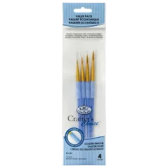 Royal & Langnickel kerek szintetikus ecsetkészlet - 4db