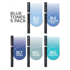 Set Camaleonte 5 pezzi - Blu