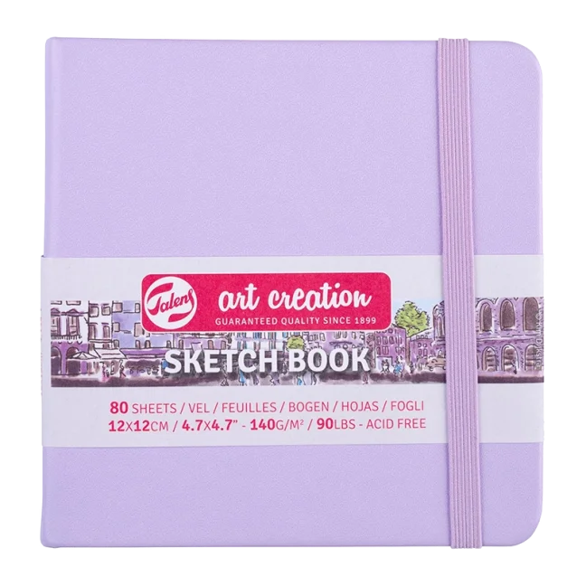 Art Creation sketch blokk 12x12cm - Pastel Violet