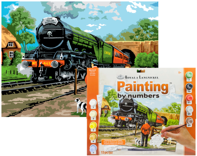 R&L Pittura con i numeri – Steam Train
