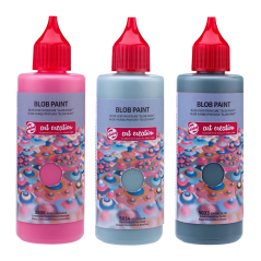 Set di colori Art Creation Blob Paint Rosa - 3 x 80 ml